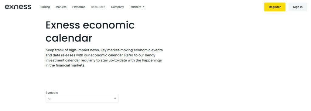 Economic Calendar