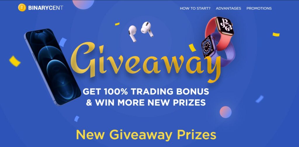 Bonuses and Promotions at BinaryCent
