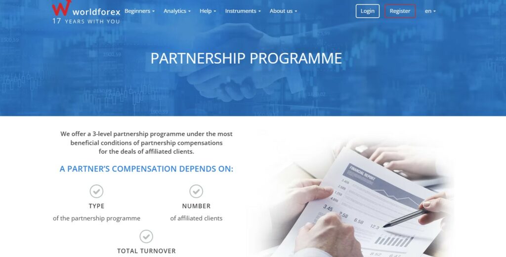 Partner Programs at World Forex
